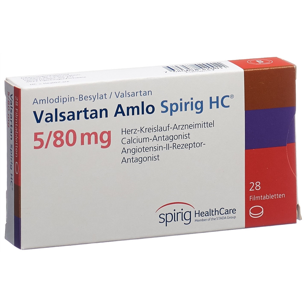 VALSARTAN AMLO Spirig HC, image principale