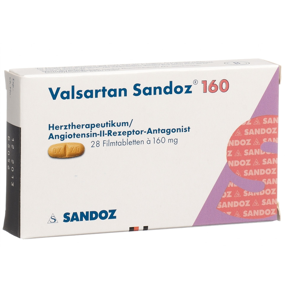 VALSARTAN Sandoz 160 mg, image principale