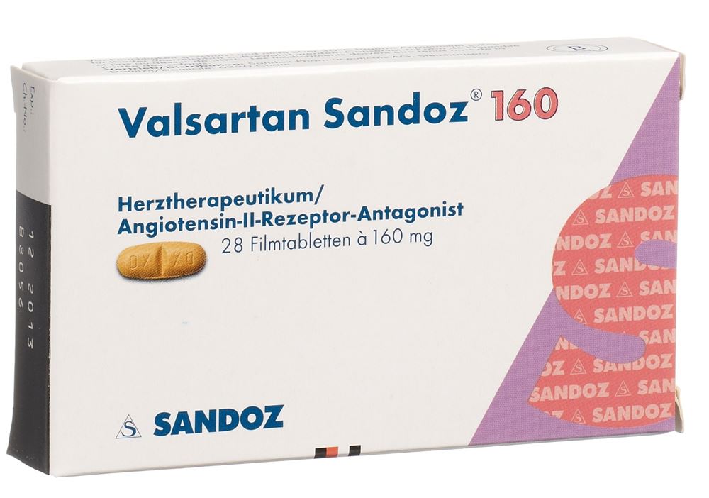 VALSARTAN Sandoz 160 mg, image principale