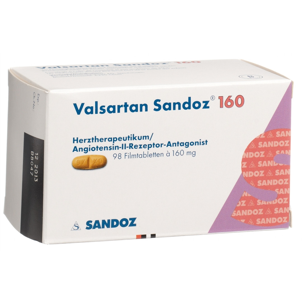 VALSARTAN Sandoz 160 mg, image principale