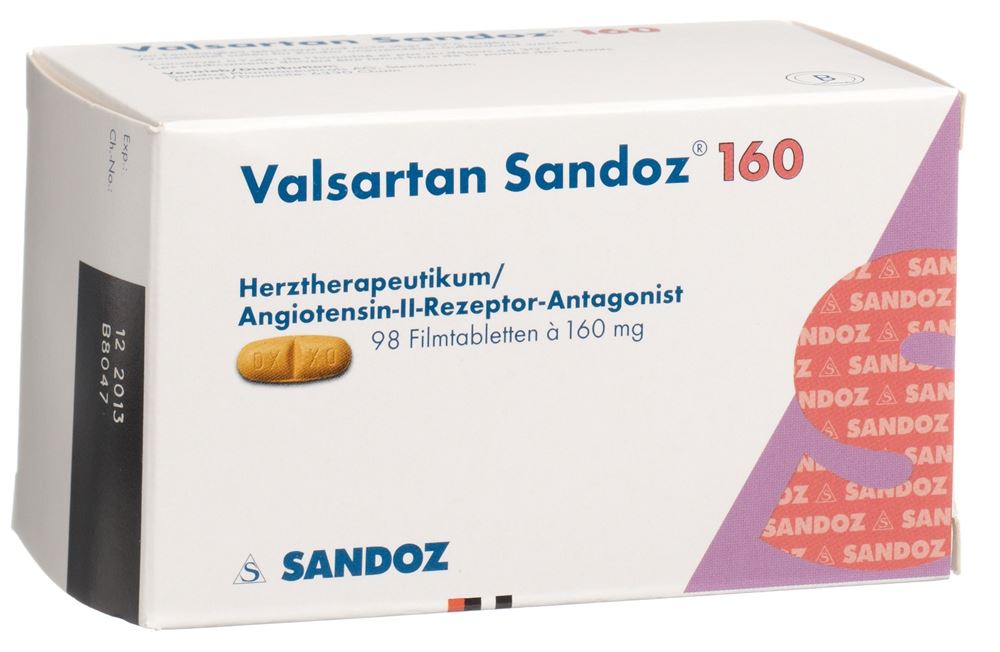 VALSARTAN Sandoz 160 mg, image principale