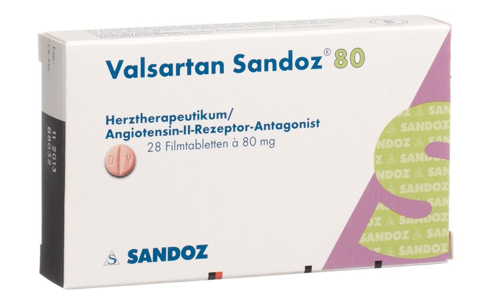 VALSARTAN Sandoz 80 mg, image principale