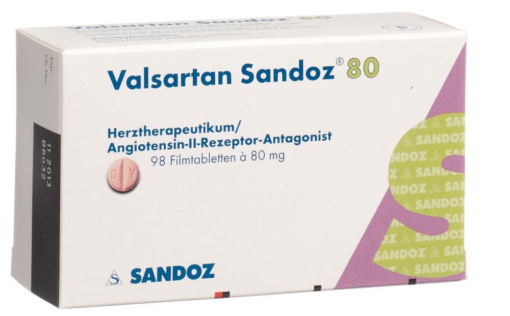 VALSARTAN Sandoz 80 mg, image principale