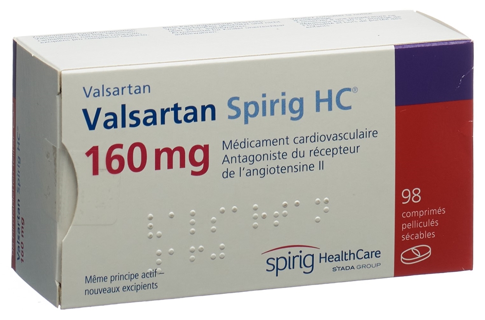 VALSARTAN Spirig HC 160 mg, Bild 2 von 2