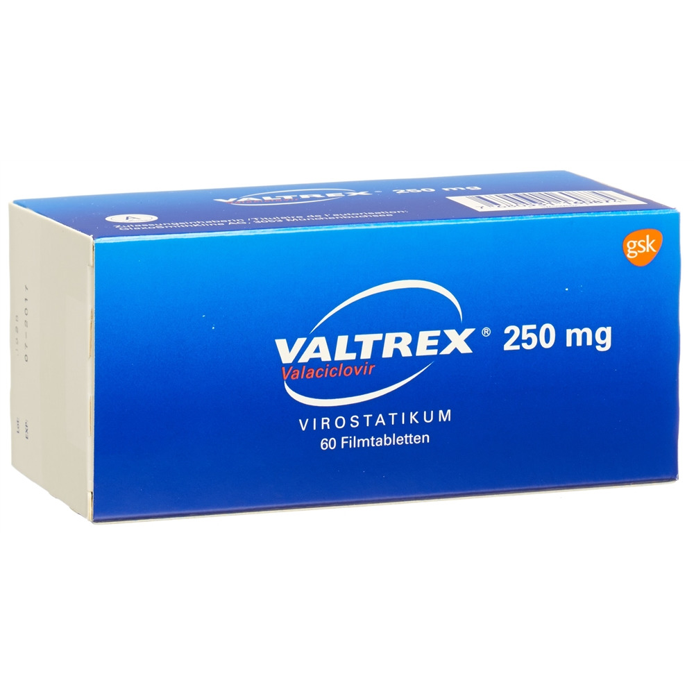 VALTREX cpr pell 250 mg blist 60 pce, image principale