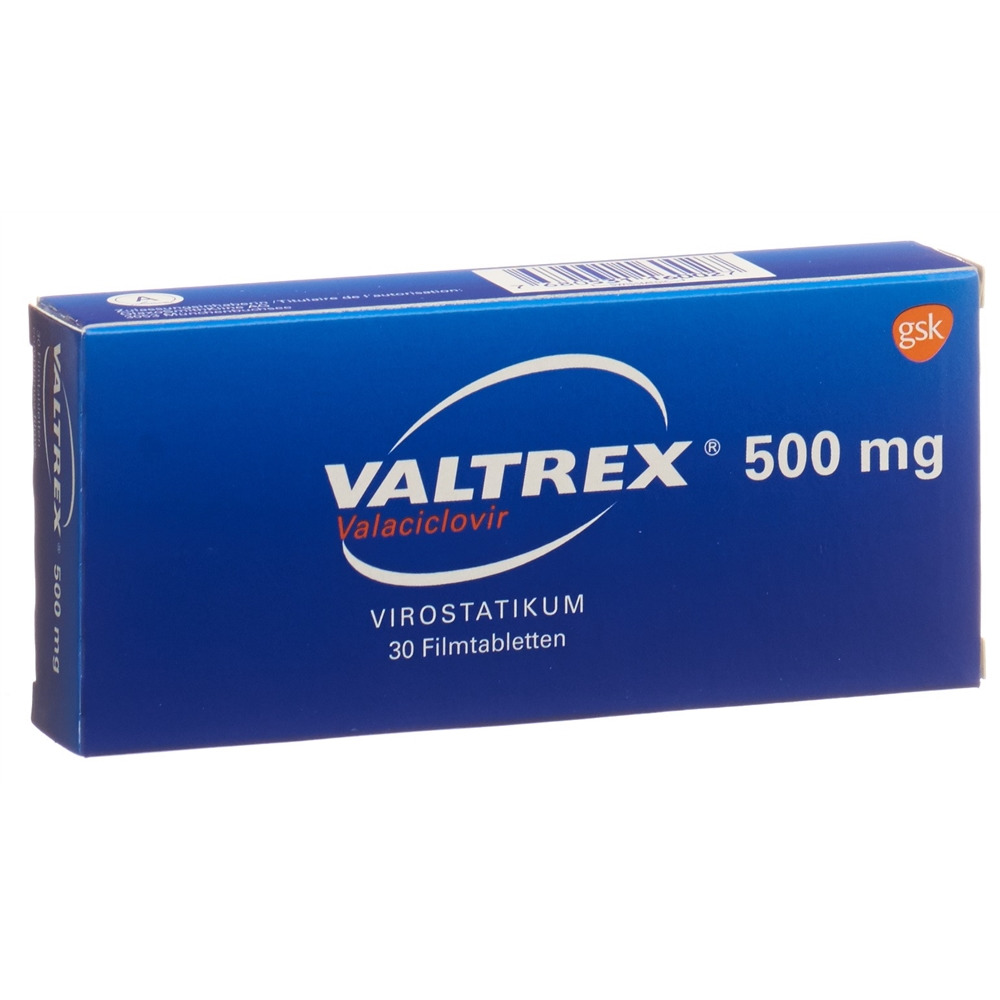 VALTREX cpr pell 500 mg blist 30 pce, image principale