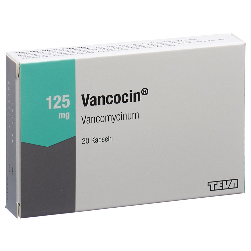 Vancocin caps 125 mg blist 20 pce, image principale