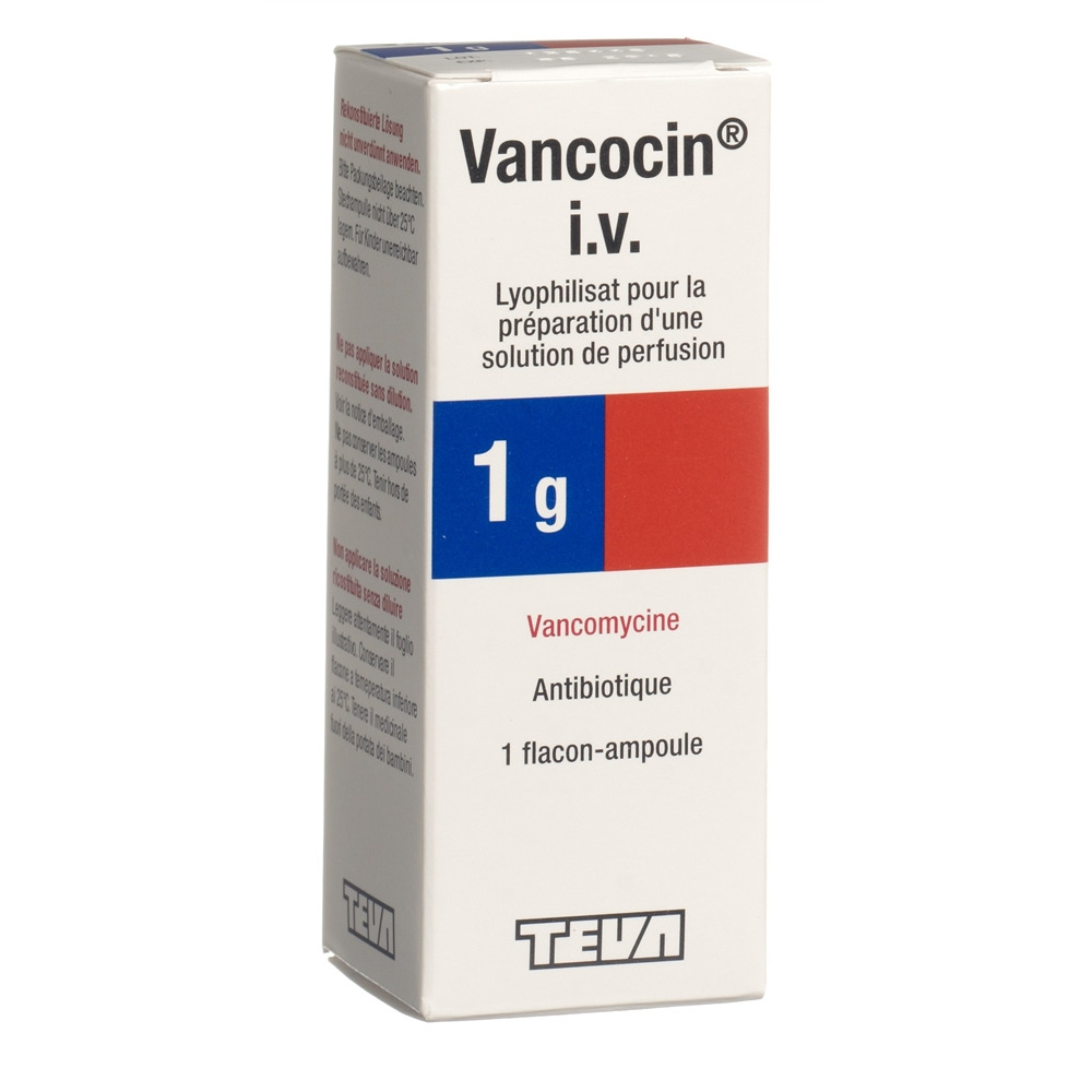 Vancocin Trockensub 1 g i.v. Durchstf 1 Stk, Bild 2 von 2