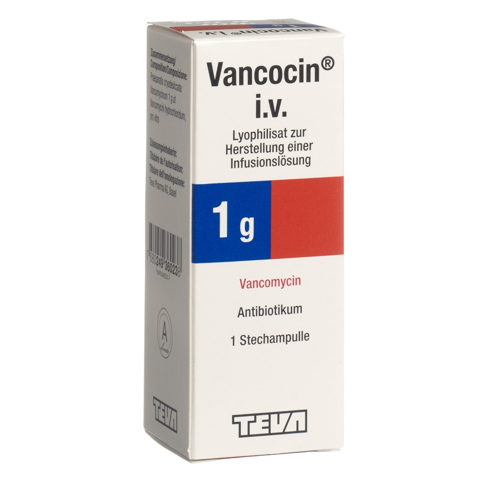 Vancocin Trockensub 1 g i.v. Durchstf 1 Stk, Hauptbild