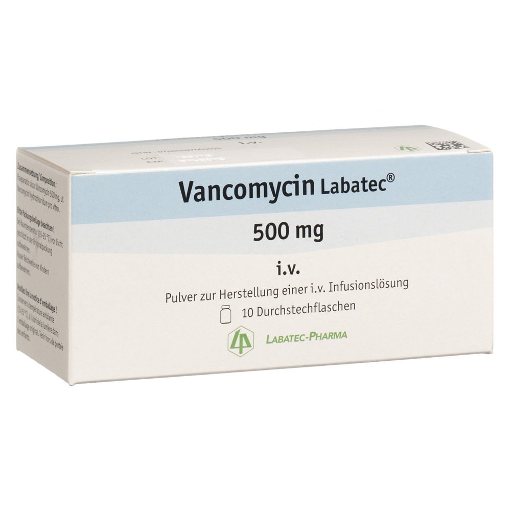 VANCOMYCINE Labatec 500 mg, Hauptbild