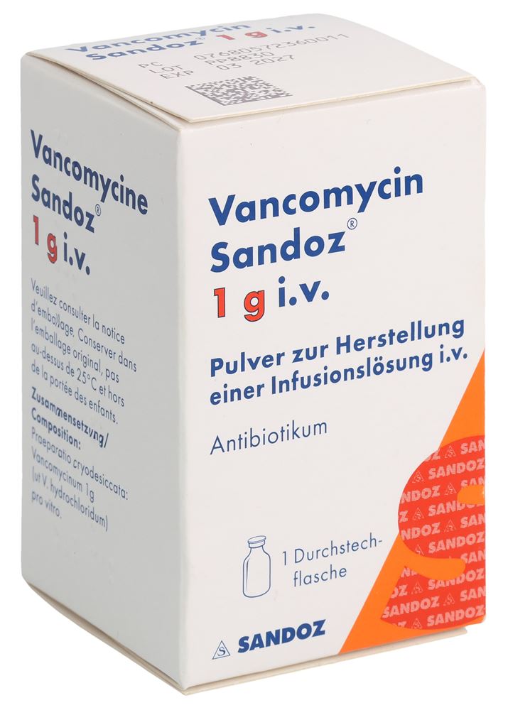 VANCOMYCINE Sandoz 1 g, image principale