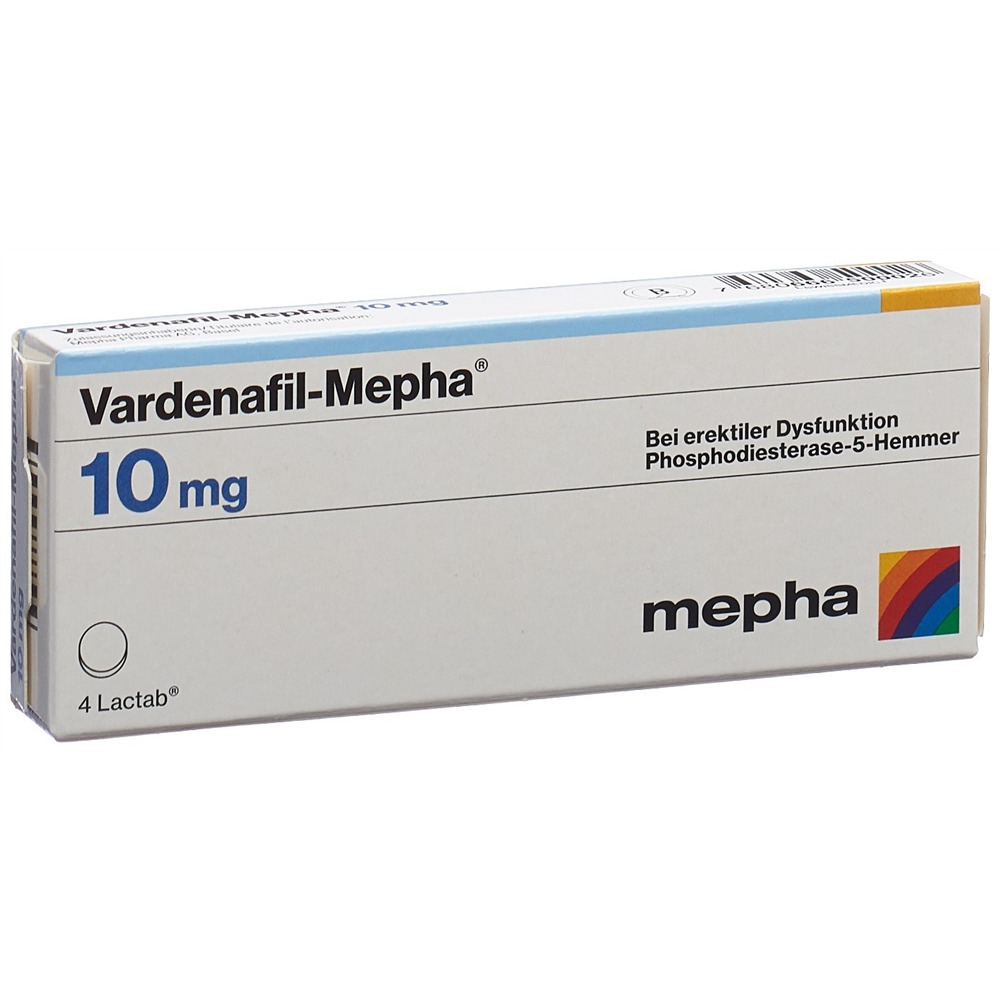 VARDENAFIL Mepha 10 mg, Hauptbild