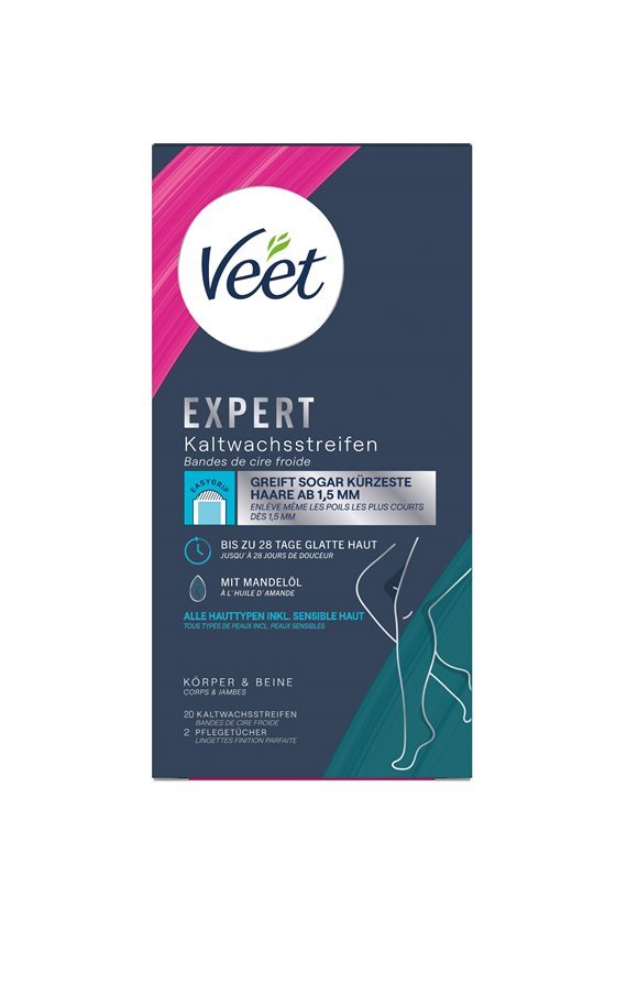 Veet bandes de cire froide