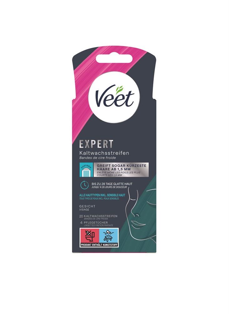Veet bandes de cire froide