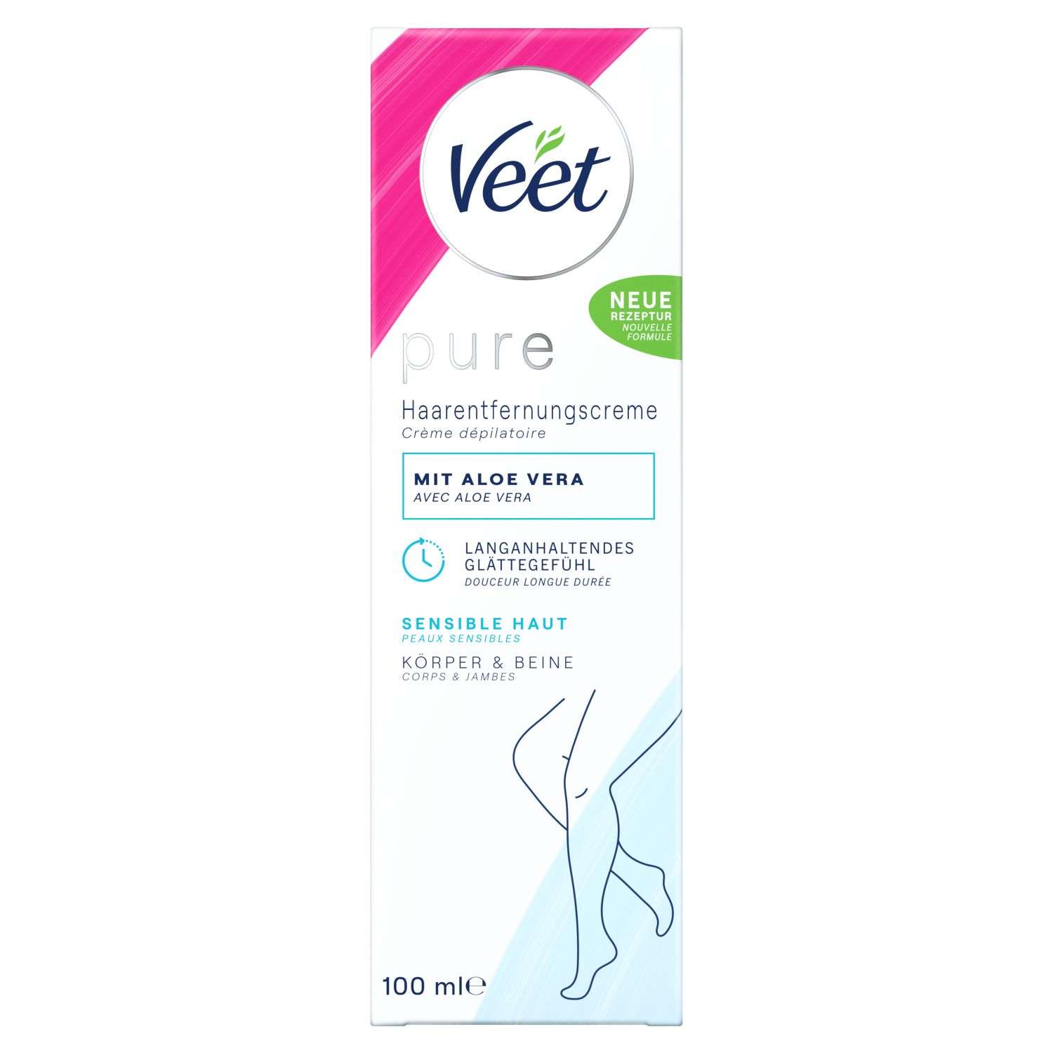 Veet pure crème dépilatoire, image 2 sur 3