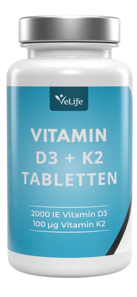 VELIFE Vitamine D3 + K2, image principale