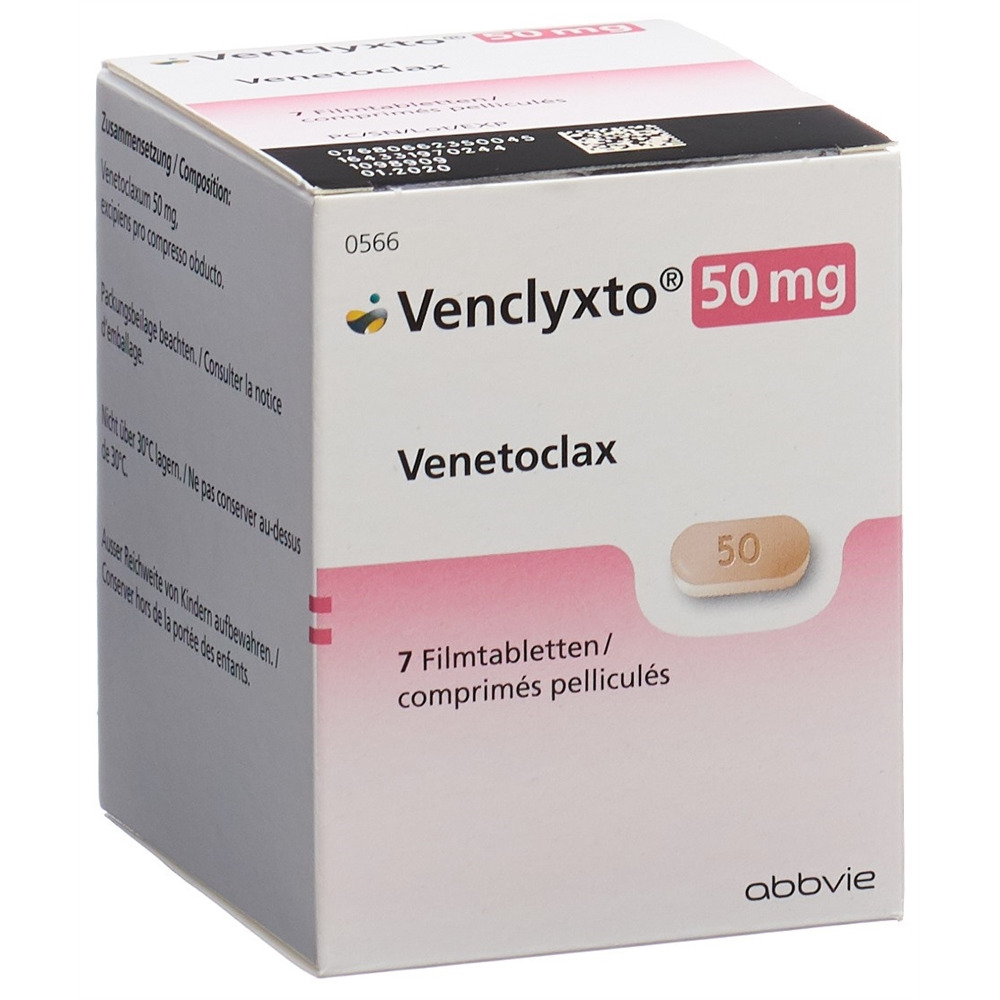 VENCLYXTO Filmtabl 50 mg Blist 7 Stk, Hauptbild