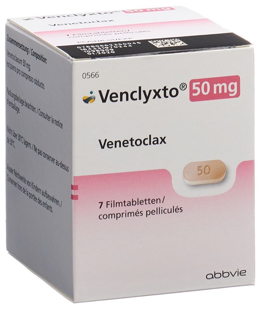 VENCLYXTO Filmtabl 50 mg Blist 7 Stk, Hauptbild