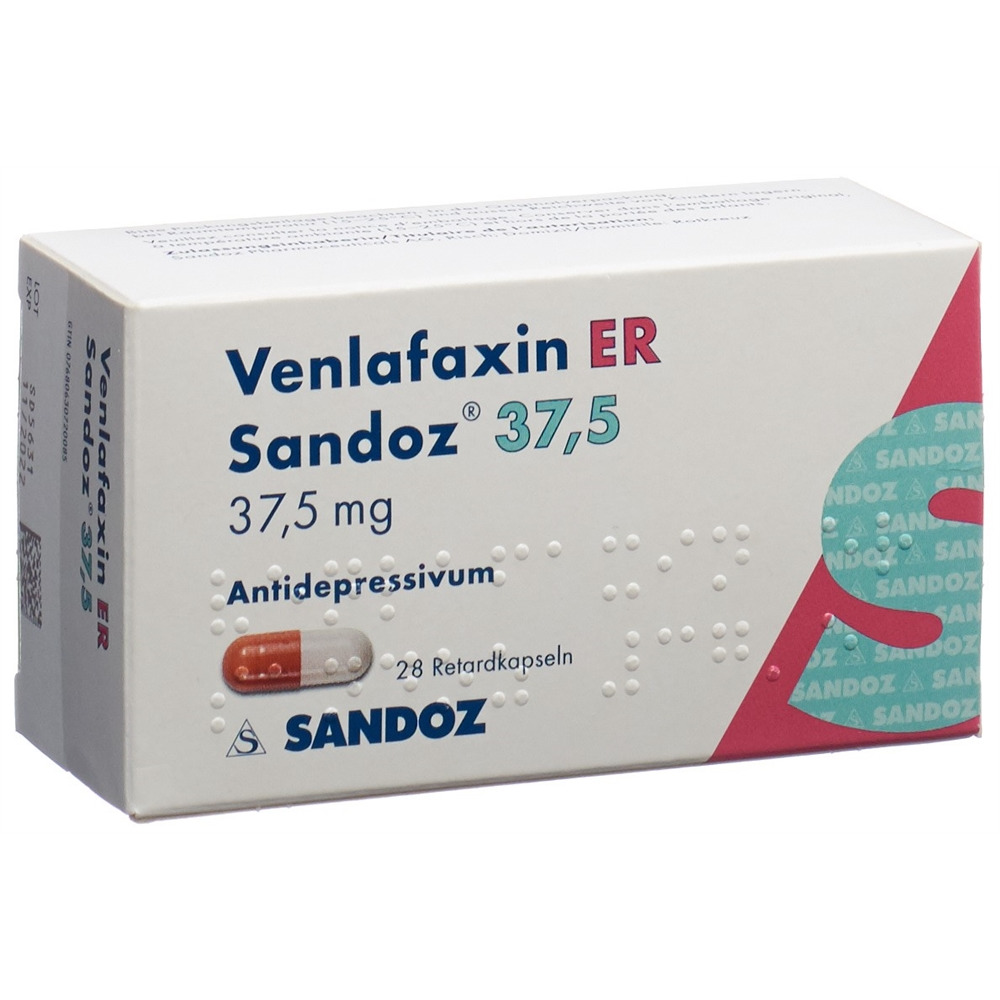 VENLAFAXINE Sandoz 37.5 mg, Hauptbild