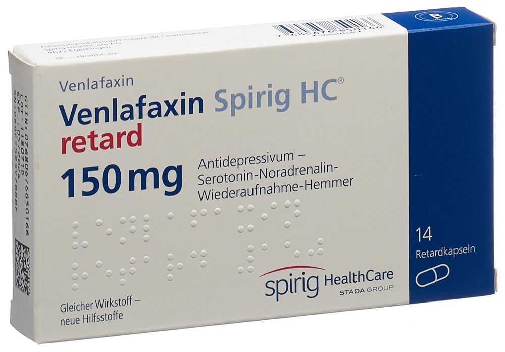 VENLAFAXINE Spirig HC 150 mg, Hauptbild