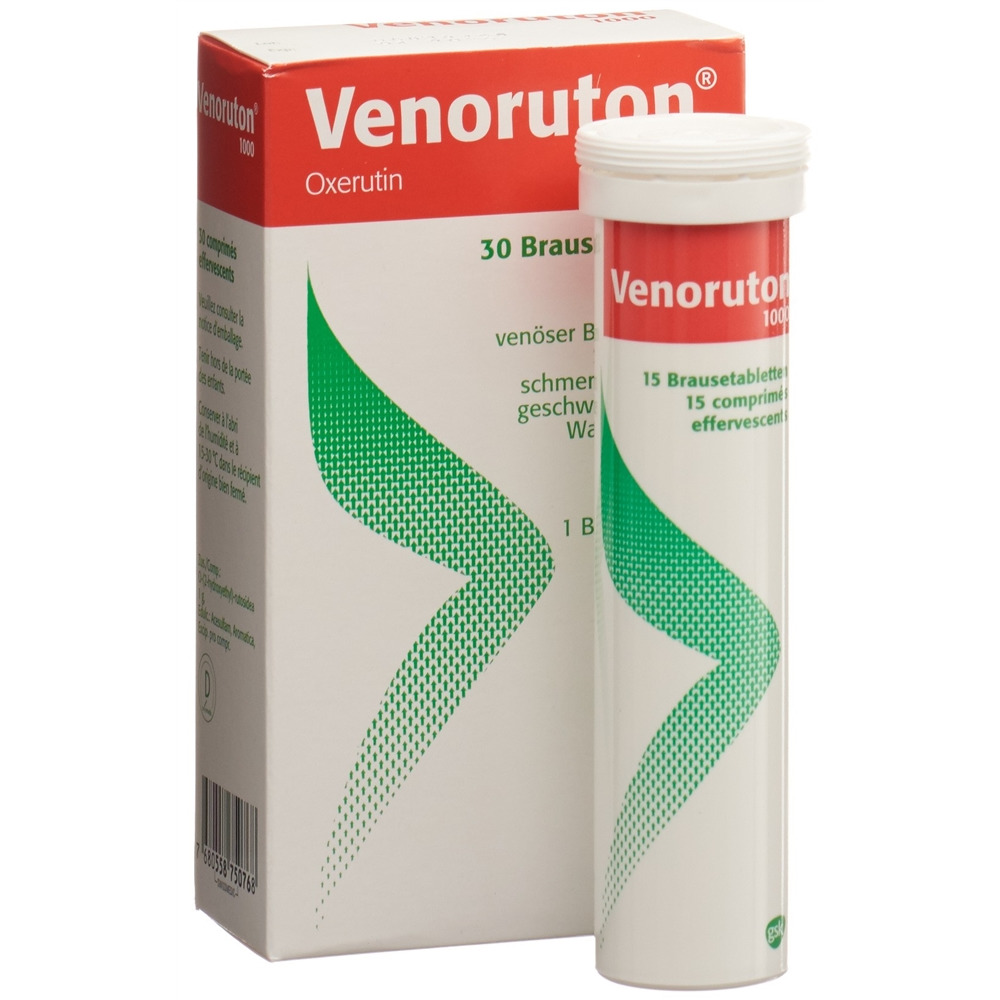 VENORUTON cpr eff 1000 mg bte 30 pce