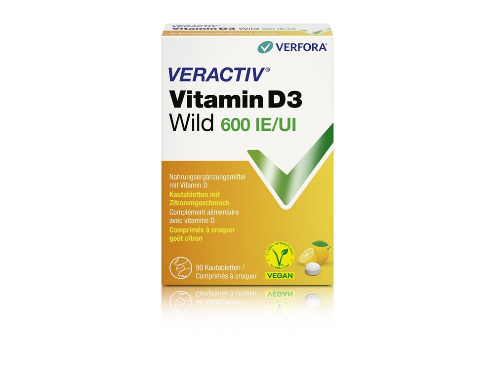 VERACTIV Vitamin D3 Wild 600 IE
