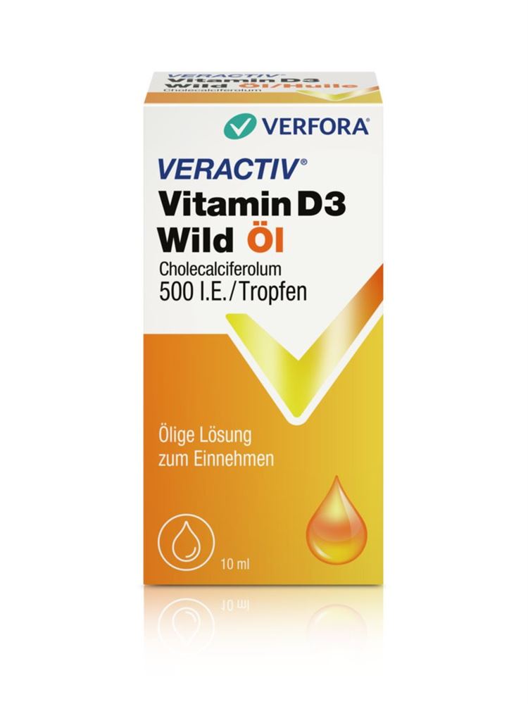 VERACTIV Vitamin D3 Wild 500 IE/Tropfen