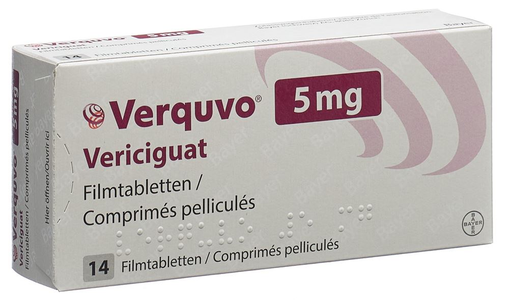 VERQUVO cpr pell 5 mg blist 14 pce, image principale