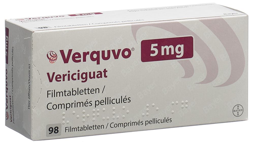 VERQUVO cpr pell 5 mg blist 98 pce, image principale