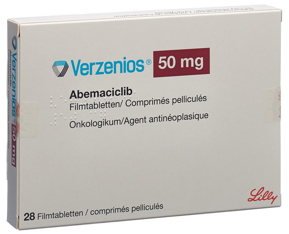 Verzenios Filmtabl 50 mg Blist 28 Stk, Hauptbild