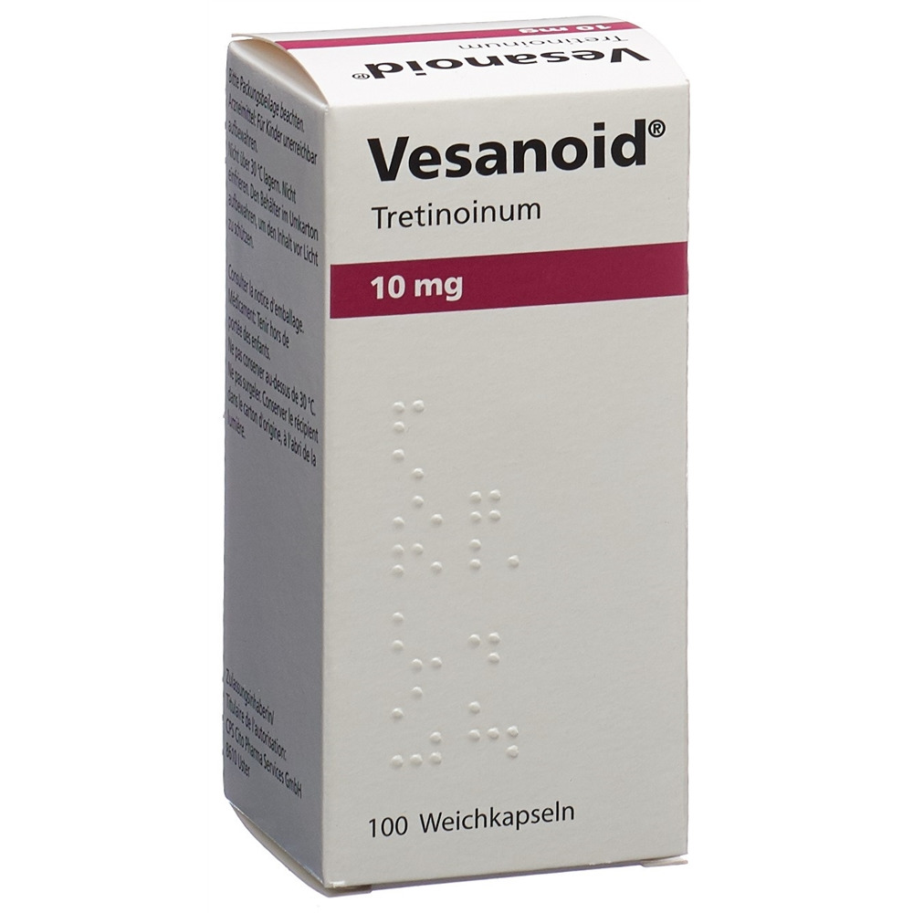 VESANOID Kaps 10 mg Ds 100 Stk, Hauptbild