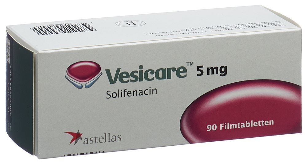 VESICARE cpr pell 5 mg blist 90 pce, image principale