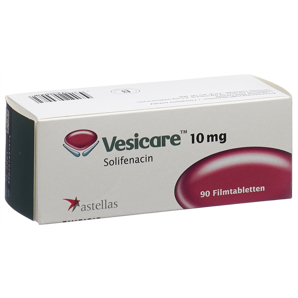 VESICARE Filmtabl 10 mg Blist 90 Stk, Hauptbild