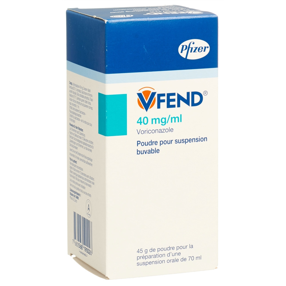 VFEND Plv 40 mg/ml für Suspension Fl 70 ml, Bild 2 von 2