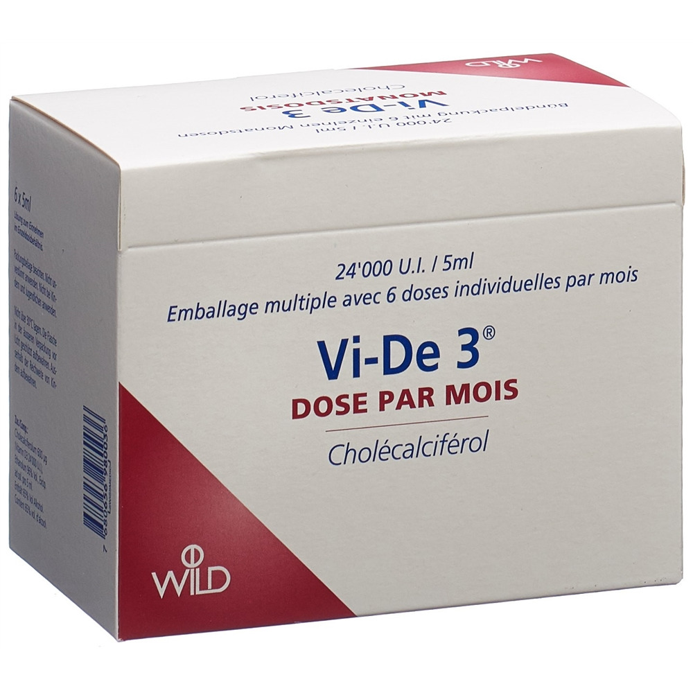 VI-DE 3 dose par mois solution buvable 24000 IE/5ml, image 2 sur 2