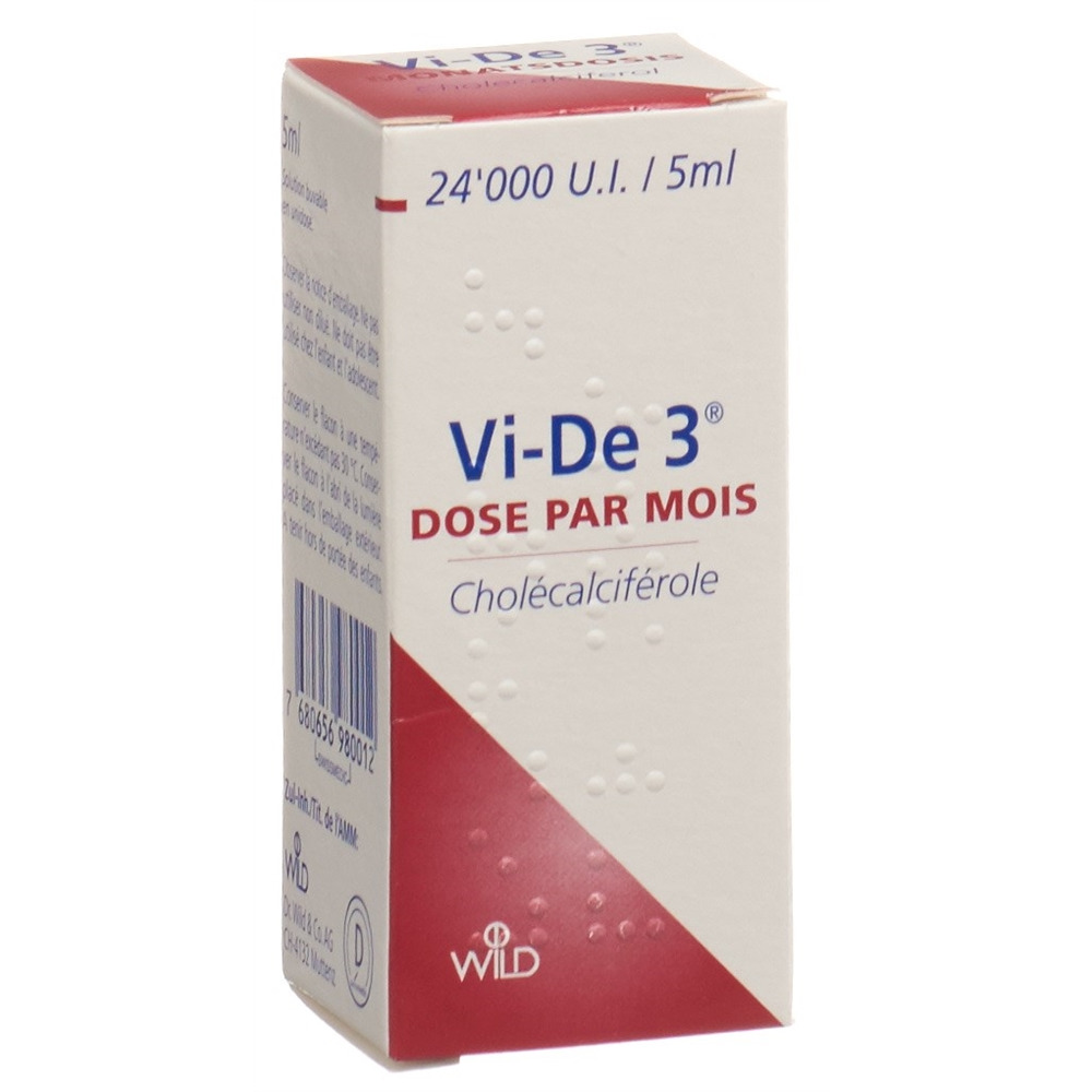 VI-DE 3 dose par mois solution buvable 24000 IE/5ml, image 2 sur 3