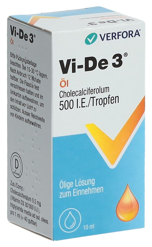 VI-DE 3 huile 500 IE/Tropfen, image principale