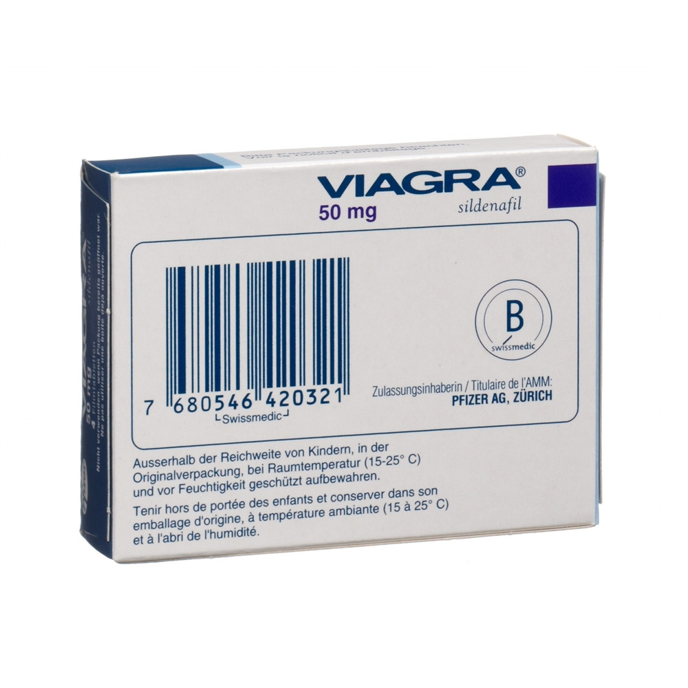 VIAGRA cpr pell 50 mg blist 4 pce, image 2 sur 2