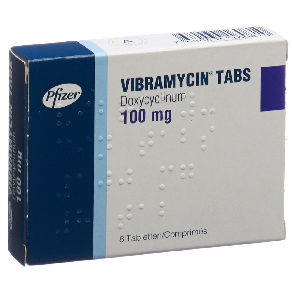 VIBRAMYCINE Tabs 100 mg, Hauptbild