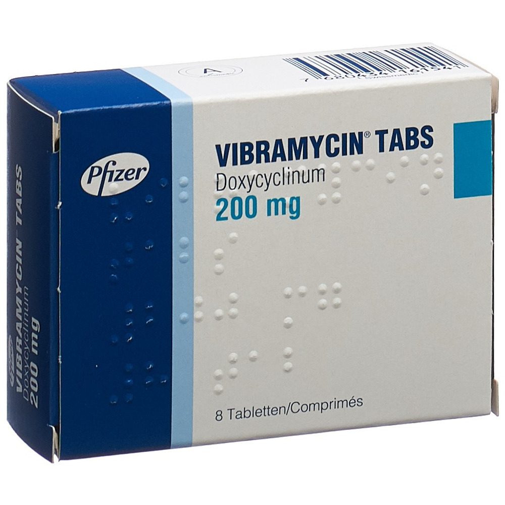 VIBRAMYCINE Tabs 200 mg, Hauptbild