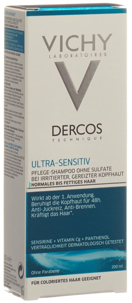 Vichy  Dercos Shampooing Ultra-Sensitiv Fettige Kopfhaut 200 ml