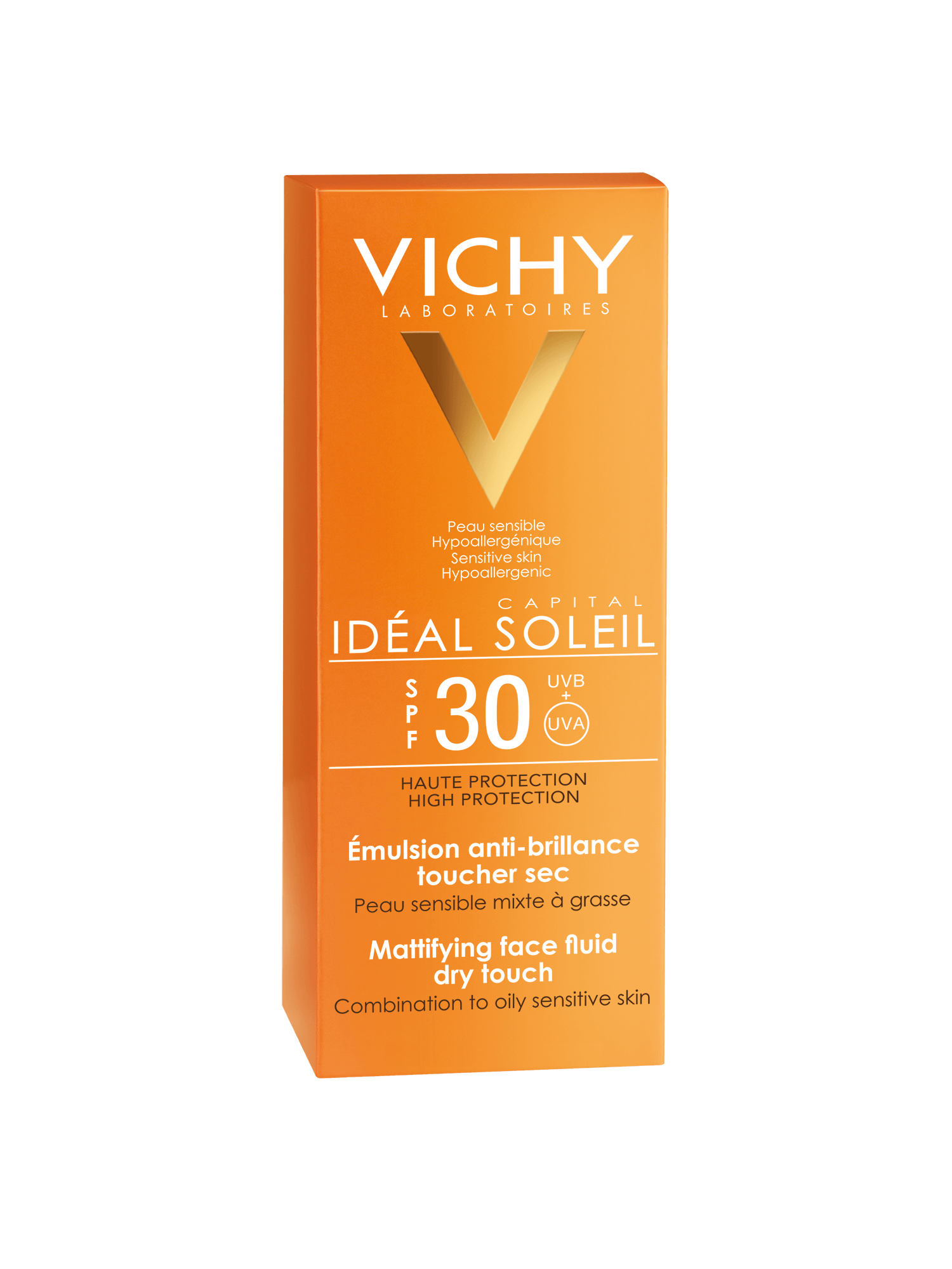 Vichy Ideal Soleil Emulsion anti-brillance toucher sec, image 2 sur 3