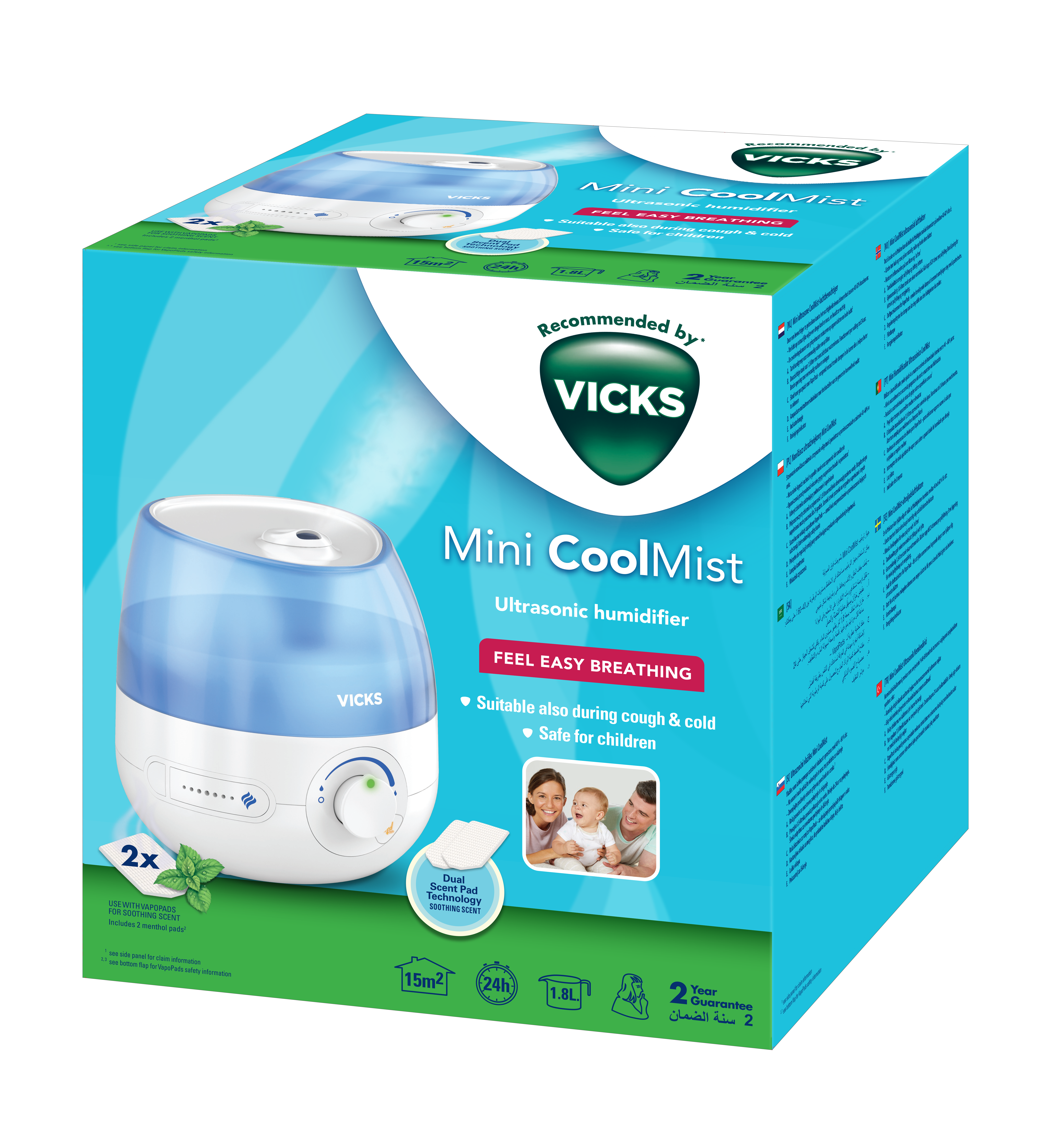 Vicks Cool Mist humidificateur à ultrasons, image principale