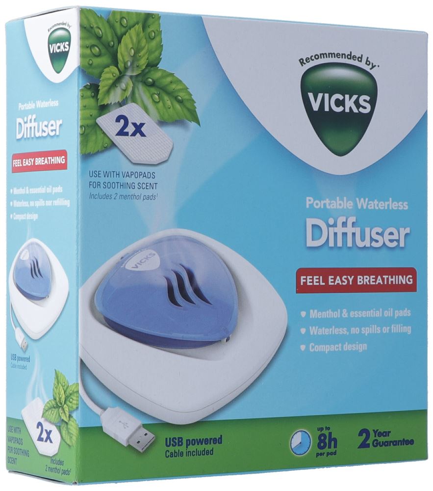 Vicks diffuseur portable sans eau, image principale