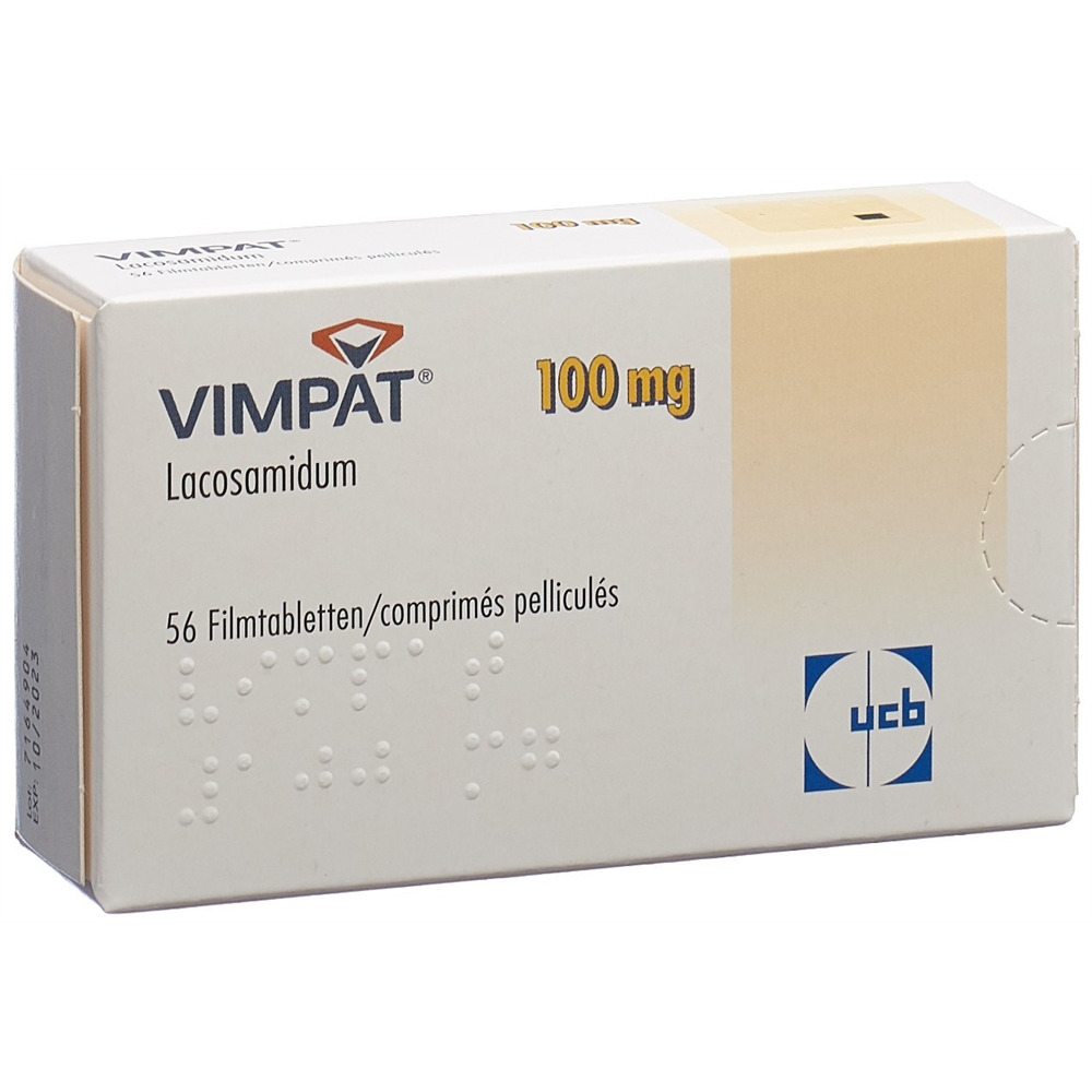 VIMPAT cpr pell 100 mg blist 56 pce, image principale