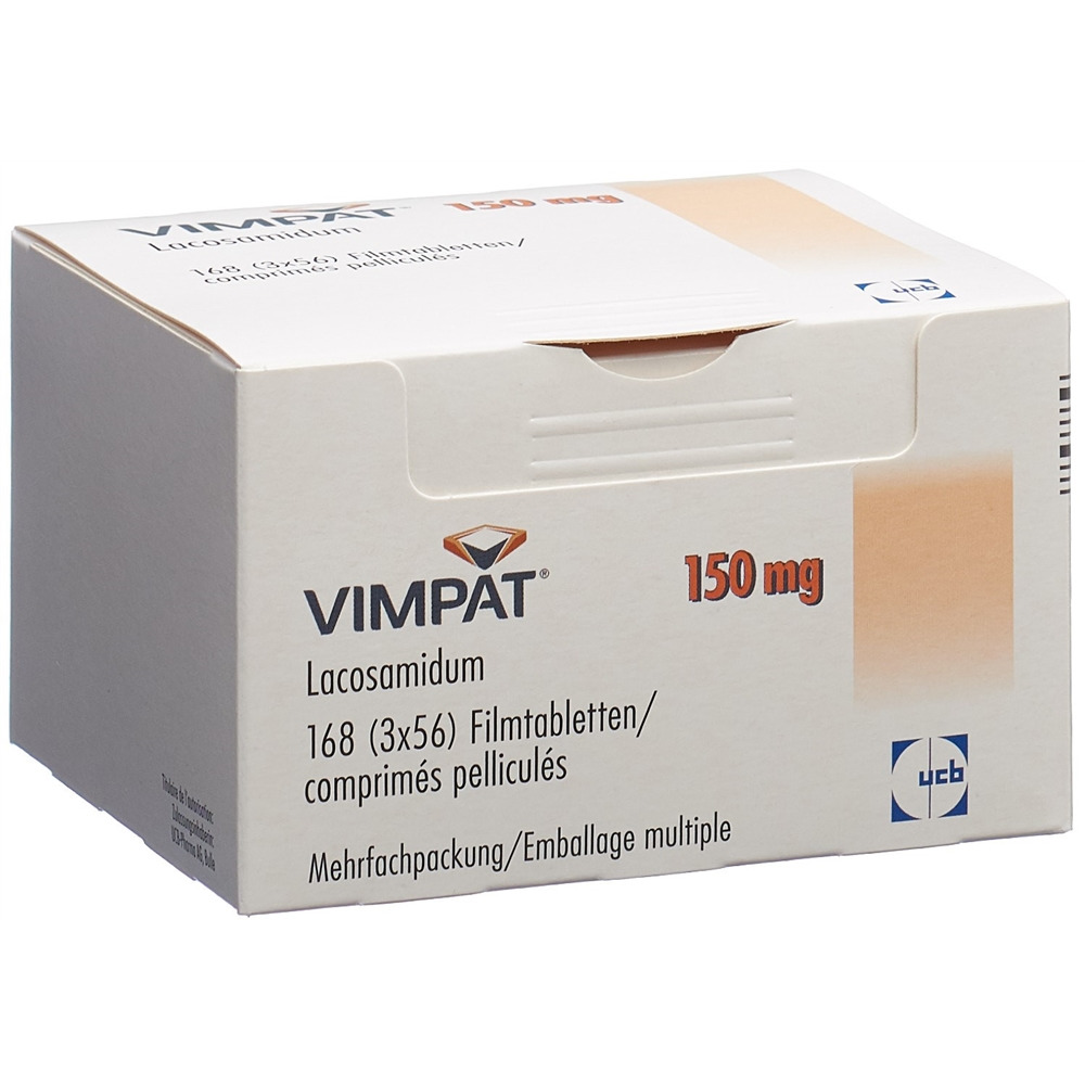 VIMPAT cpr pell 150 mg blist 56 pce, image principale