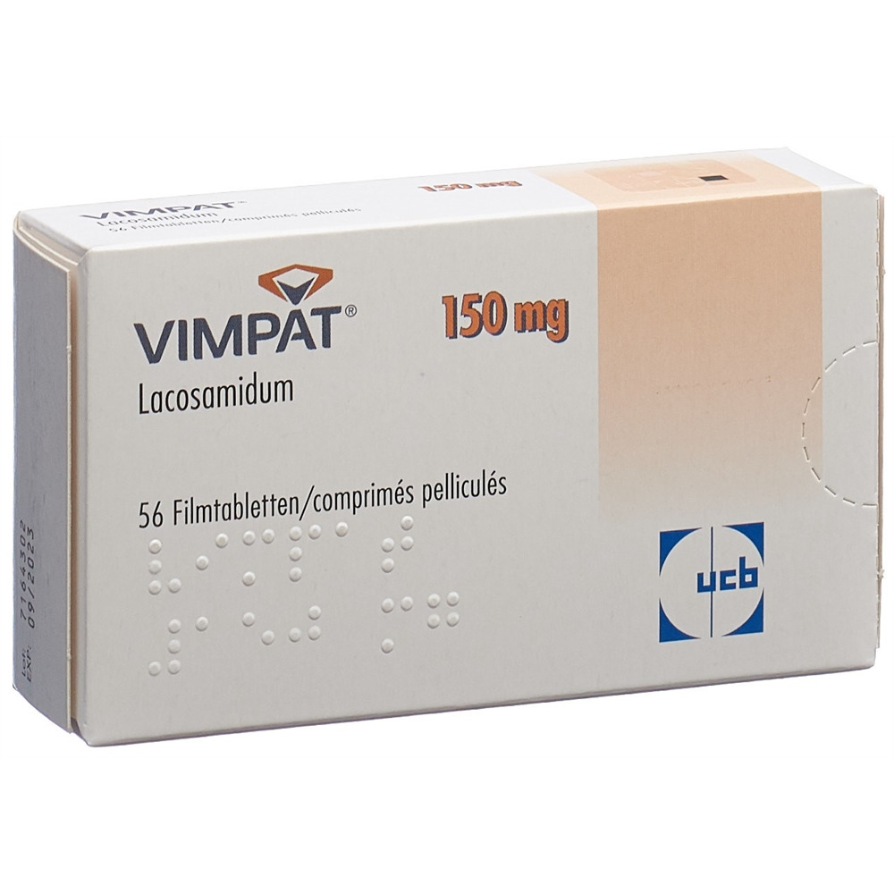 VIMPAT cpr pell 150 mg blist 56 pce, image principale
