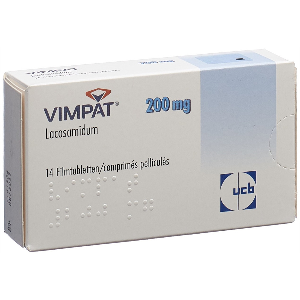 VIMPAT cpr pell 200 mg blist 14 pce, image principale