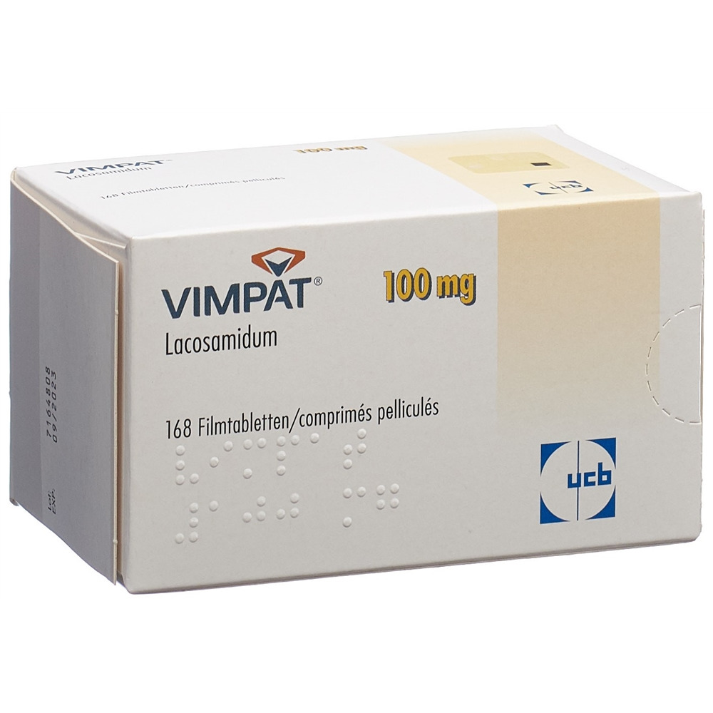 VIMPAT Filmtabl 100 mg Blist 168 Stk, Hauptbild VIMPAT Filmtabl 100 mg Blist 168 Stk, Hauptbild