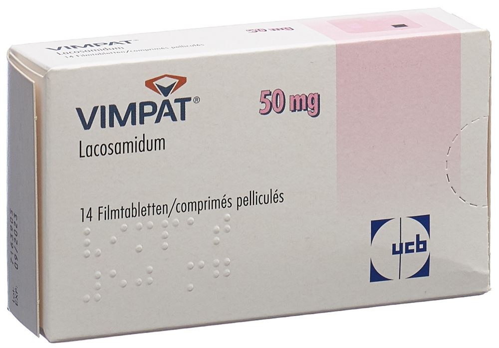VIMPAT Filmtabl 50 mg Blist 14 Stk, Hauptbild